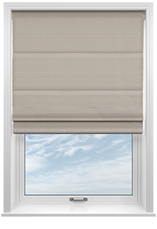 Carina, Stone - Twist&Fit Roman Blind